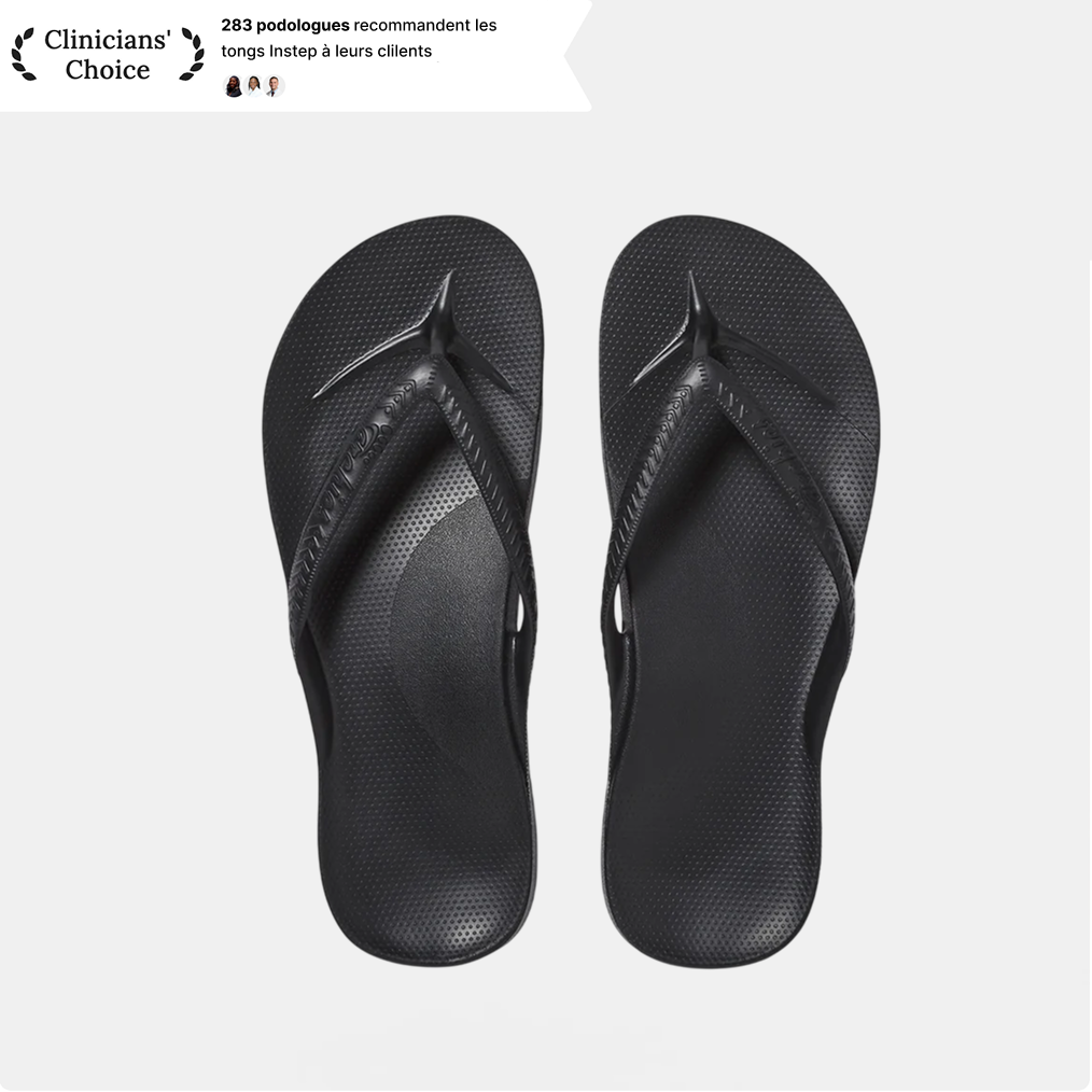Tongs Instep couleur noir