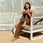 Tong Instep couleur Taupe